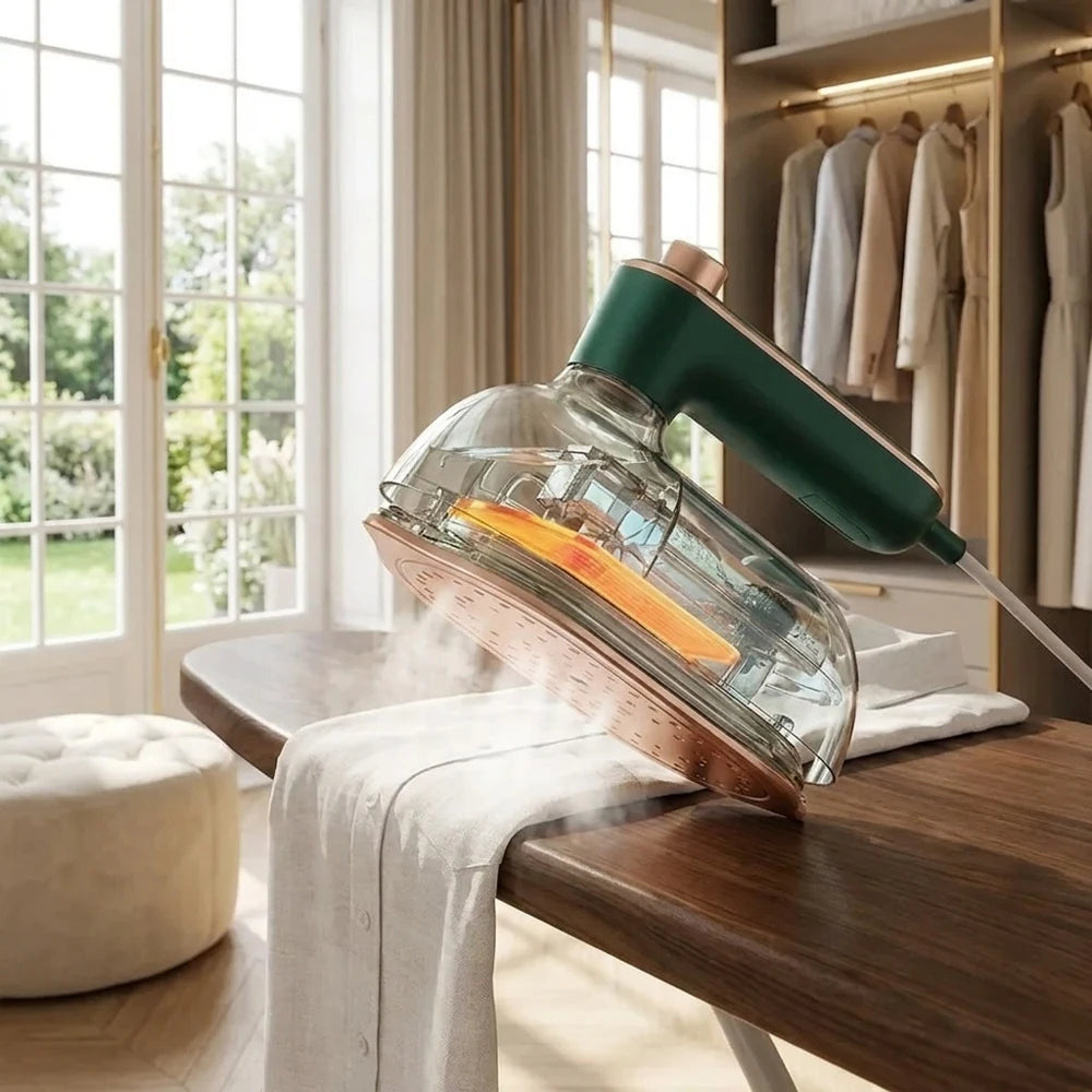 Handheld Portable Mini Steam Iron Fast Heat-up Garment Steamer with Strong Steam Output Lightweight Compact Clothing Ironing Mac