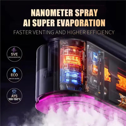 A76G-EU Plug Handheld Steam Iron Portable Mini Garment Steamer Fast Heating For Clothes Travel Garment Fabric Press Machine
