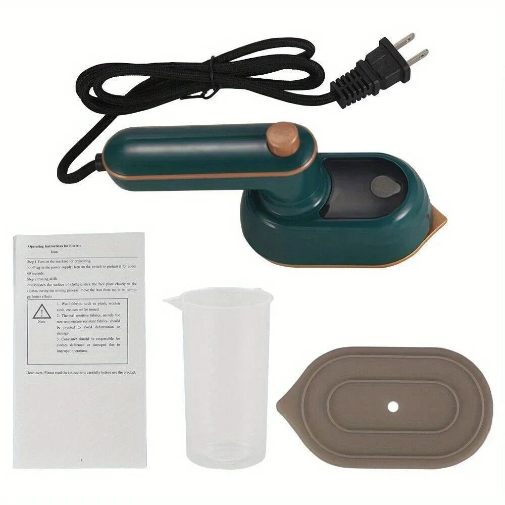 Handheld Portable Mini Steam Iron Fast Heat-up Garment Steamer with Strong Steam Output Lightweight Compact Clothing Ironing Mac